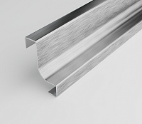 Плинтус из нержавеющей стали Пл 01-10