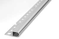 Профиль плиточный угловой для ступеней алюминий ПУ 08