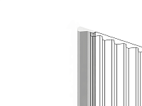 Финишный молдинг LF136A NP HI WOOD 24,1мм х 12мм х 2,7м